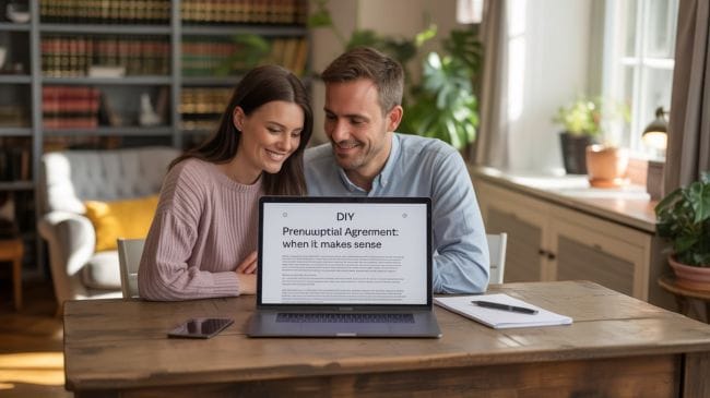 DIY Prenuptial Agreement: When It Makes Sense